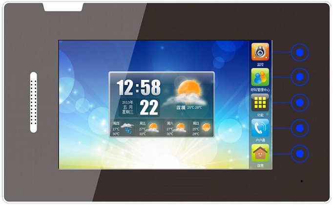 7寸數字對講分機